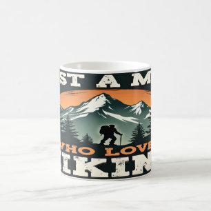 Caneca De Café Caminhando Apenas um homem que ama caminhar