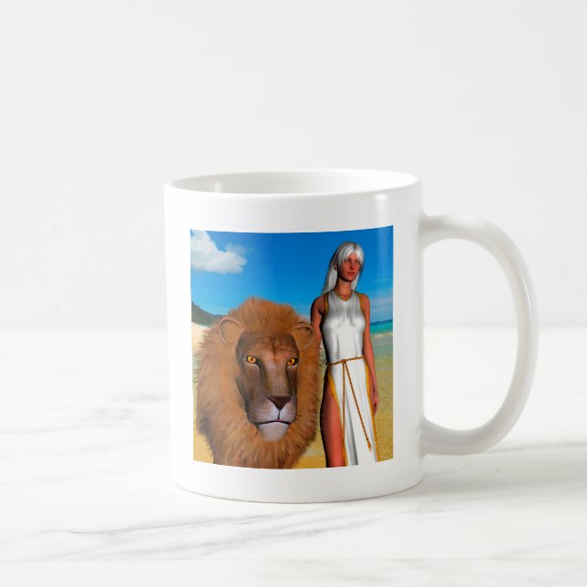 Caneca De Café Caminhando na praia (Direita)