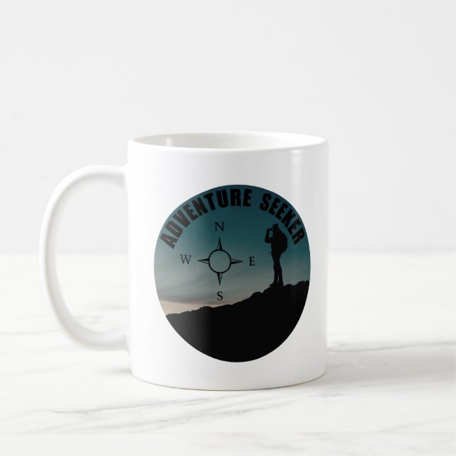 Caneca De Café Caminhante ao ar livre para caminhantes (Esquerda)