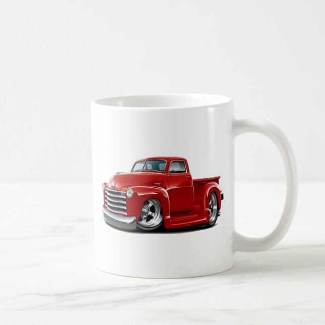 Caneca De Café Caminhão 1950-52 do vermelho de Chevy (Direita)