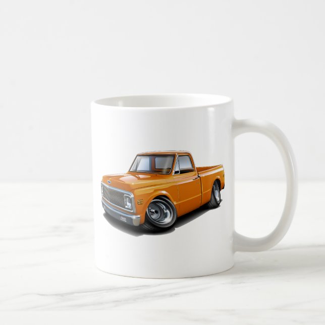 Caneca De Café Caminhão 1970-72 da laranja de Chevy C10 (Direita)