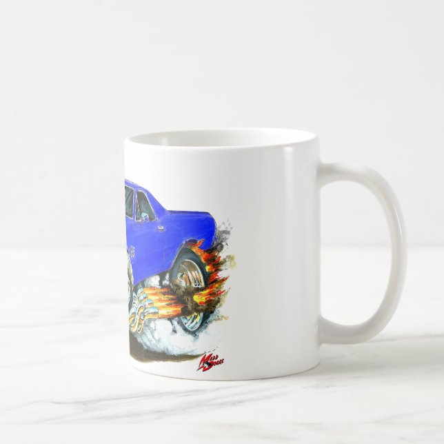 Caneca De Café Caminhão 1970 do azul do EL Camino (Direita)