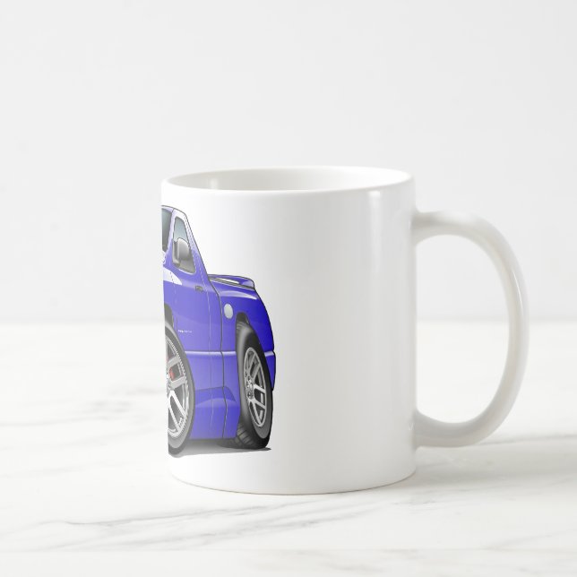 Caneca De Café Caminhão Azul-Branco da ram de Dodge SRT10 (Direita)