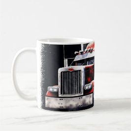 Caneca De Café Caminhão com bandeira americana