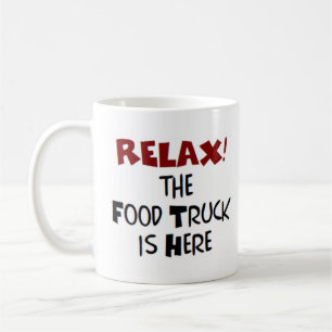 Caneca De Café caminhão de comida está aqui