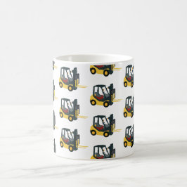 Caneca De Café Caminhão de empilhadeira