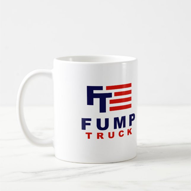 Caneca De Café CAMINHÃO de FUMP - Anti-Trunfo - (Esquerda)