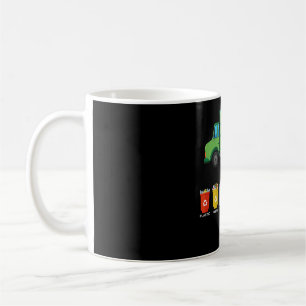 Caneca De Café Caminhão de Lixo das Crianças de Caminhão reciclag