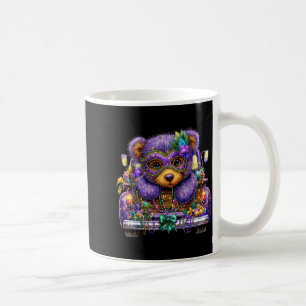 Caneca De Café Caminhão de Mardi Gras do Urso Nola Crianças Fofo 
