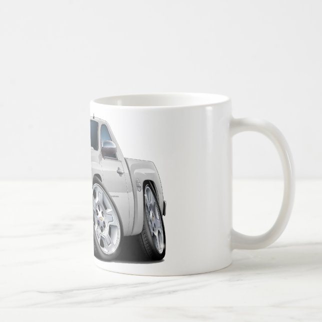 Caneca De Café Caminhão do branco de Chevy Silverado (Direita)
