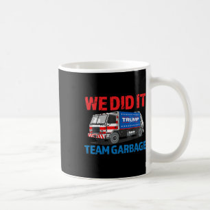 Caneca De Café Caminhão Engraçado Trump 2025 Lixo Fizemos Isso -