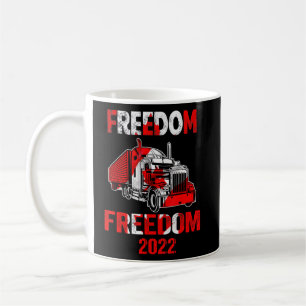 Caneca De Café Caminhão-Liberdade do Canadá 2022, Caminhoneiro Ca