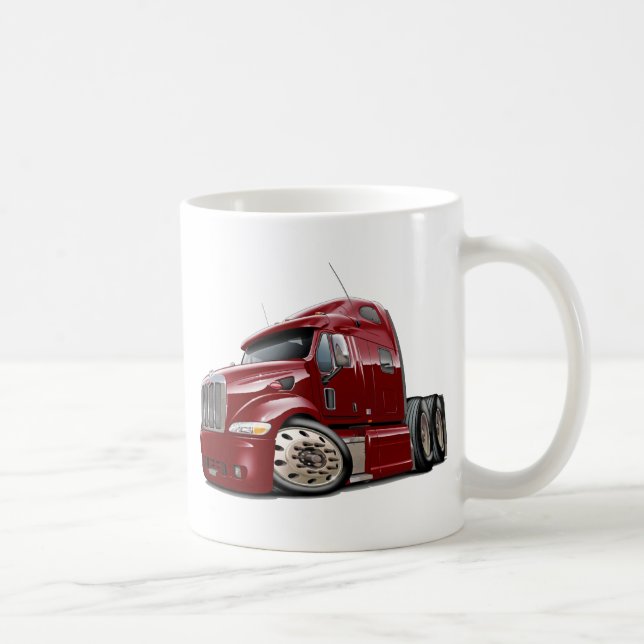 Caneca De Café Caminhão marrom de Peterbilt (Direita)