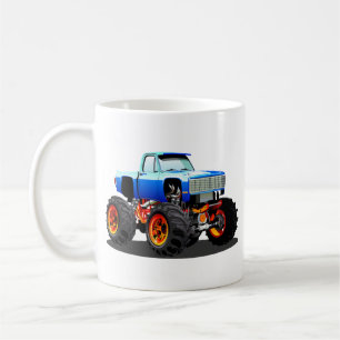 Caneca De Café Caminhão monstro de cartum