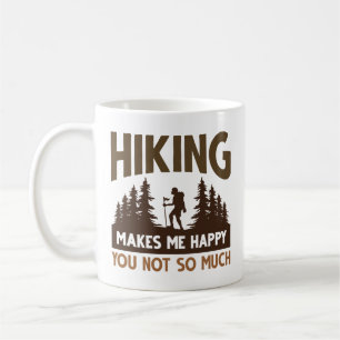 Caneca De Café Caminhar Me Faz Feliz Não Tanto