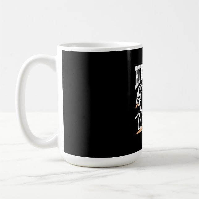 Caneca De Café Caminhe Mais Preocupada Menos (Esquerda)