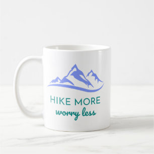 Caneca De Café Caminhe Mais, Preocupe-se Menos - Abraça o Exterio
