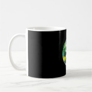 Caneca De Café Caminhe mais, se preocupe menos, engraçado, legal,