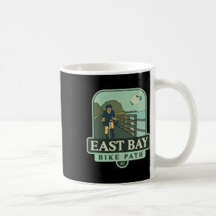 Caneca De Café Caminho de Bicicleta East Bay - Rhode Island (cicl