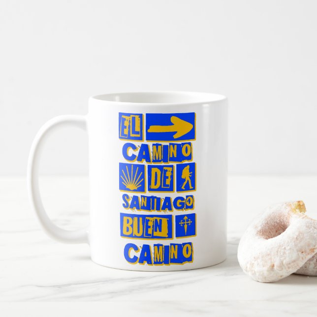 Caneca De Café Camino de Santiago (Com Donut)