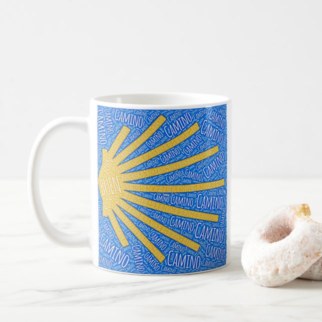 Caneca De Café Camino de Santiago (Com Donut)