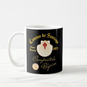 Caneca De Café Camino De Santiago Anno Domini 2023 Scallop Shell