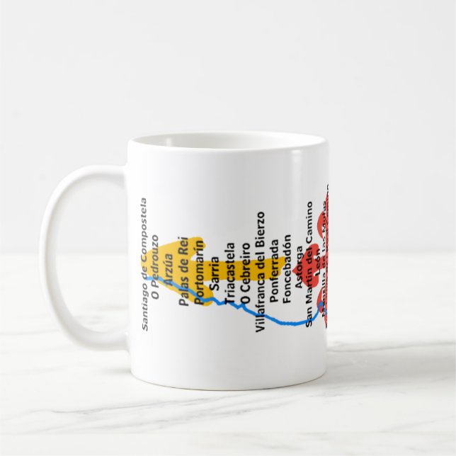 Caneca De Café Camino de Santiago Coffee Mug (Esquerda)