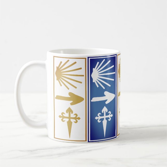 Caneca De Café Camino de Santiago Coffee Mug (Esquerda)