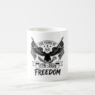 Caneca De Café Camisa 250 Anos De Liberdade 4 De Julho
