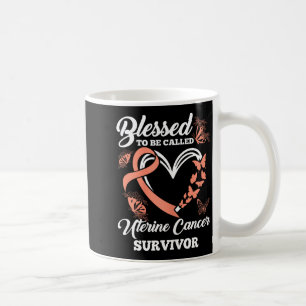 Caneca De Café Camisa Abençoada Chamado Sobrevivente de Câncer Ut