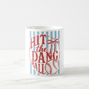 Caneca De Café Camisa Acerte a Droga Bola Futebol de Beisebol Eng