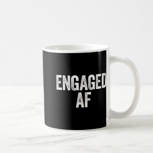 Caneca De Café Camisa Af Envolvida Nova Noiva E Almoço