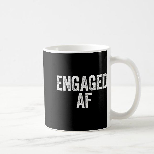 Caneca De Café Camisa Af Envolvida Nova Noiva E Almoço (Direita)