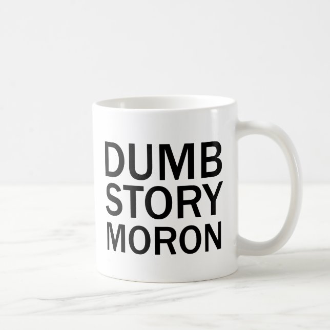 CANECA DE CAFÉ CAMISA ANTI-MEME ENGRAÇADA DE HISTÓRIA BURRA (Direita)