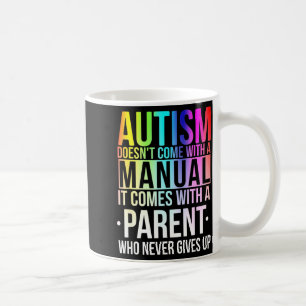 Caneca De Café Camisa Autismo Não Vem Com Manual de Pais