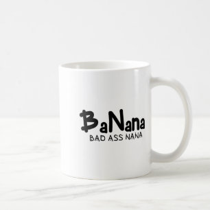 Caneca De Café Camisa Banana Má Nana Avó Mãe