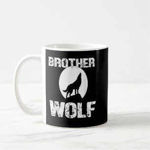 Caneca De Café Camisa Brother Wolf Correspondente Família Tribo L