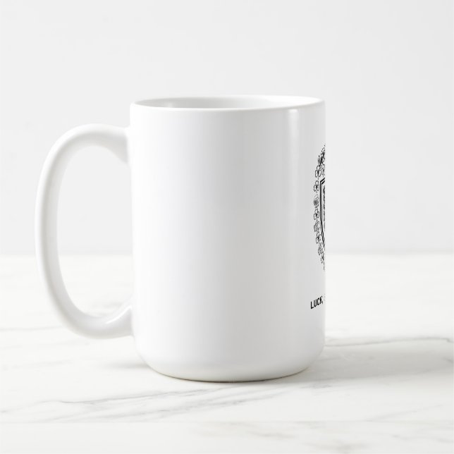 Caneca De Café Camisa Celtic Knot, Escudo Simétrico (Esquerda)
