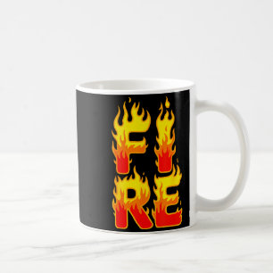 Caneca De Café Camisa Chama Fogo Adultos Crianças Homens Mulheres
