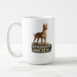 Caneca De Café Camisa Cirneco dell’Etna – Diretamente da Sicília