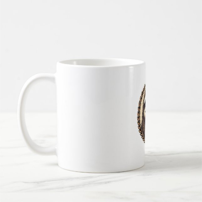 Caneca De Café Camisa Clássica da Natureza com Gravação de Pregui (Esquerda)