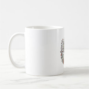 Caneca De Café Camisa com desenho de retrato de cachorro encaraco