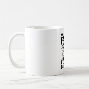 Caneca De Café Camisa com gravação vintage de citação do pai do g
