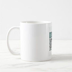 Caneca De Café Camisa com impressão de pata vintage Dog Dad The S