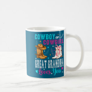 Caneca De Café Camisa Cowboy Cowgirl Bisavó Ama