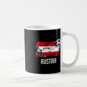 Caneca De Café Camisa da Bandeira da Áustria Time de Futebol Aust