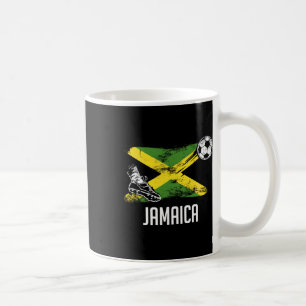 Caneca De Café Camisa da Bandeira da Jamaica Time de Futebol Jama