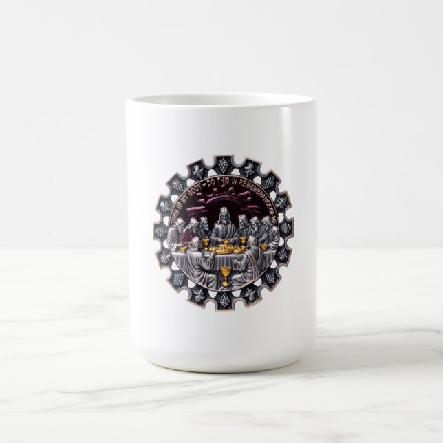 Caneca De Café Camisa da Comunhão da Irmandade Sagrada, Presente  (Centro)
