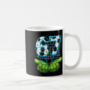 Caneca De Café Camisa da Cultura Juvenil do Meme do Drip do Futeb