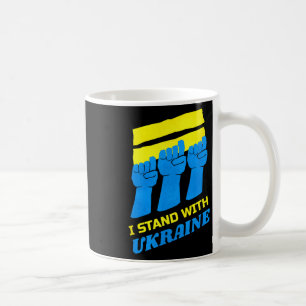 Caneca De Café Camisa da Ucrânia Apoio Ucraniano Eu Apoio a Ucrân